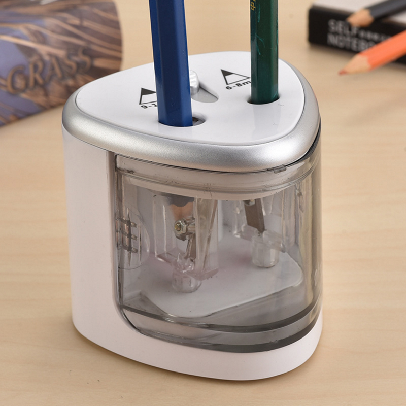 Electric Pencil Sharpener Usb - 自動鉛筆削り 2 穴電気タッチスイッチ鉛筆削り文具ホームオフィス学用品
