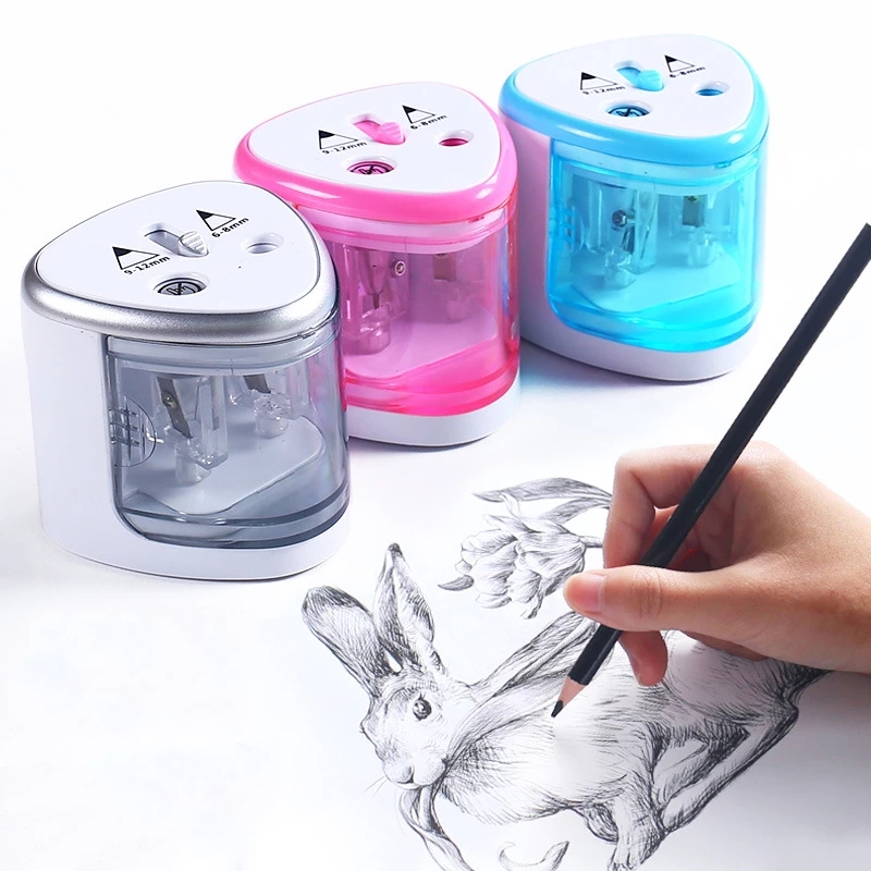 自動鉛筆削り 2 穴電気タッチスイッチ鉛筆削り文具ホームオフ - Electric Pencil Sharpener Usb のレビューと価格